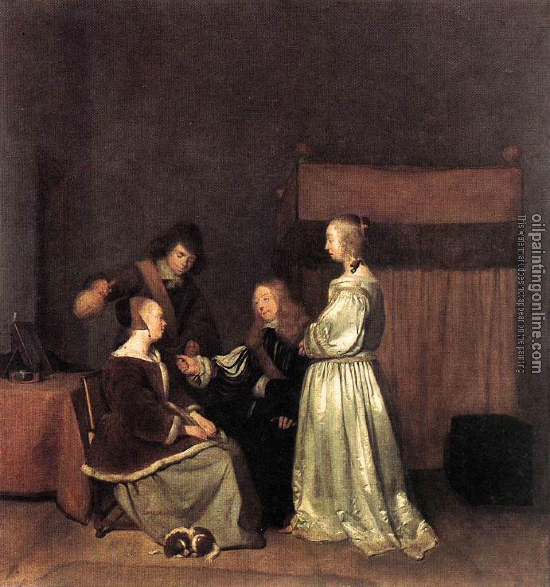 Borch, Gerard Ter - The Visit